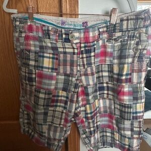 Vintage American Eagle Outfitters Multicolor Plaid Women's Shorts